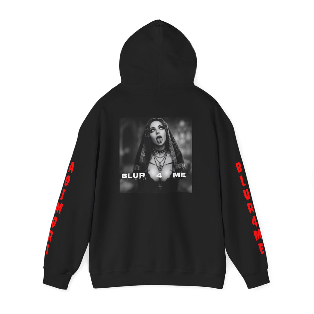 Aoimori "Blur 4 Me" Graphic Hoodie
