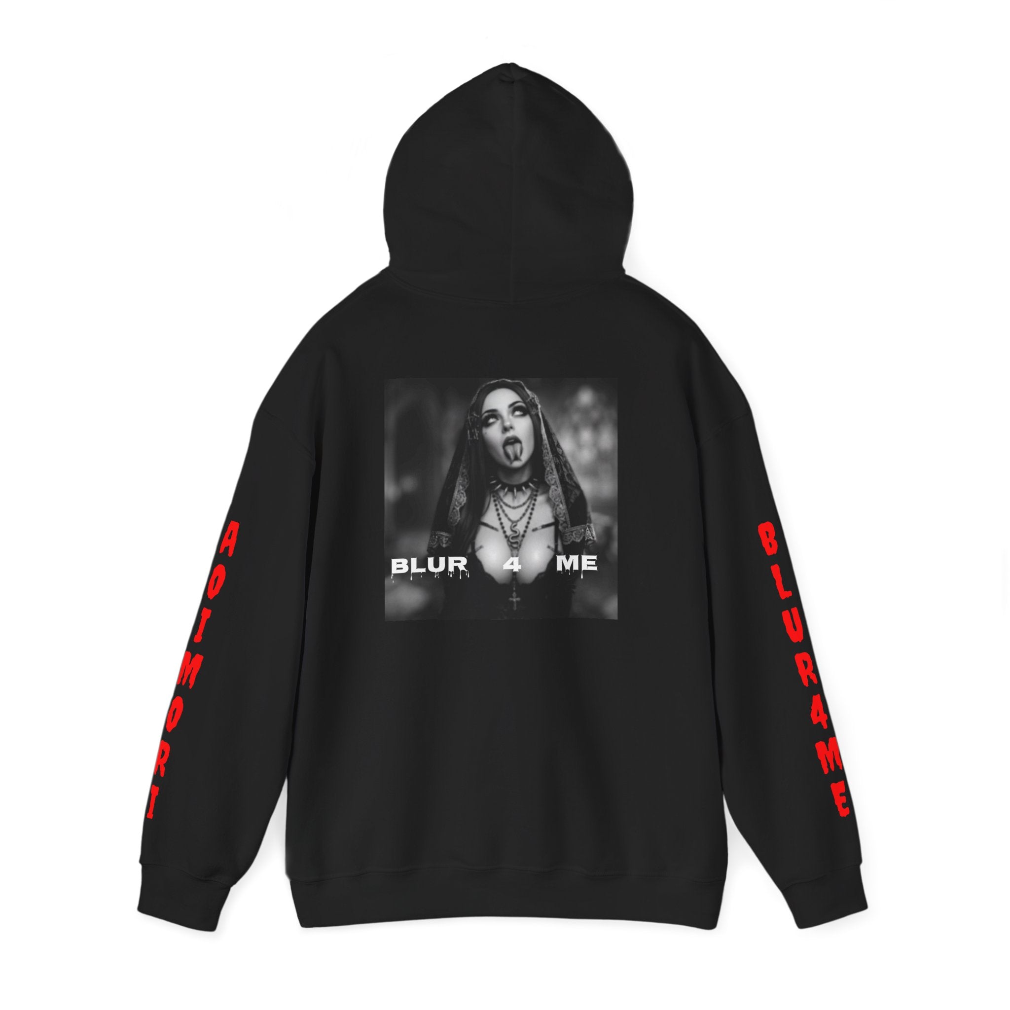 Aoimori "Blur 4 Me" Graphic Hoodie