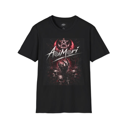 Aoimori Dark Skull Pentagram Graphic Tee