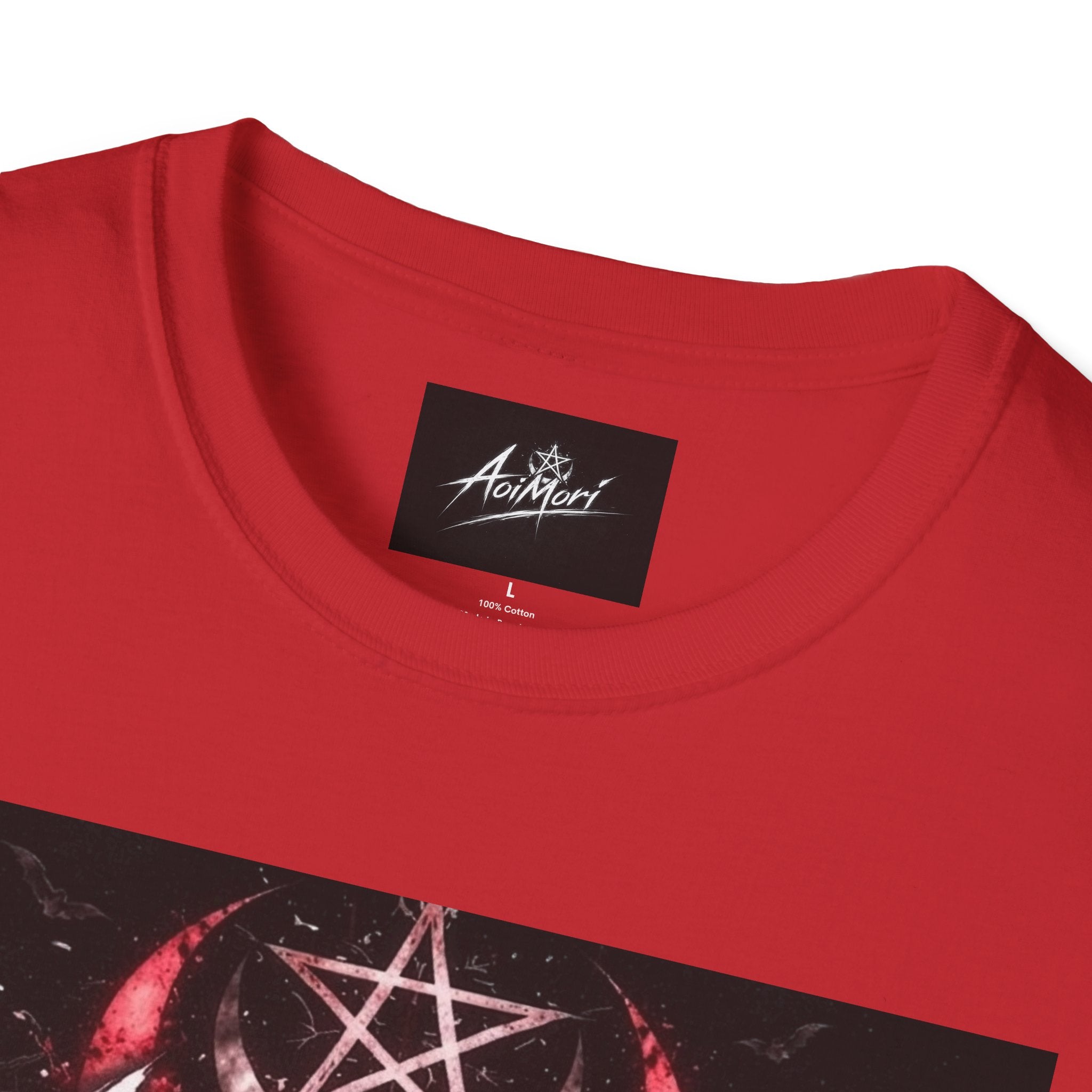 Aoimori Dark Skull Pentagram Graphic Tee
