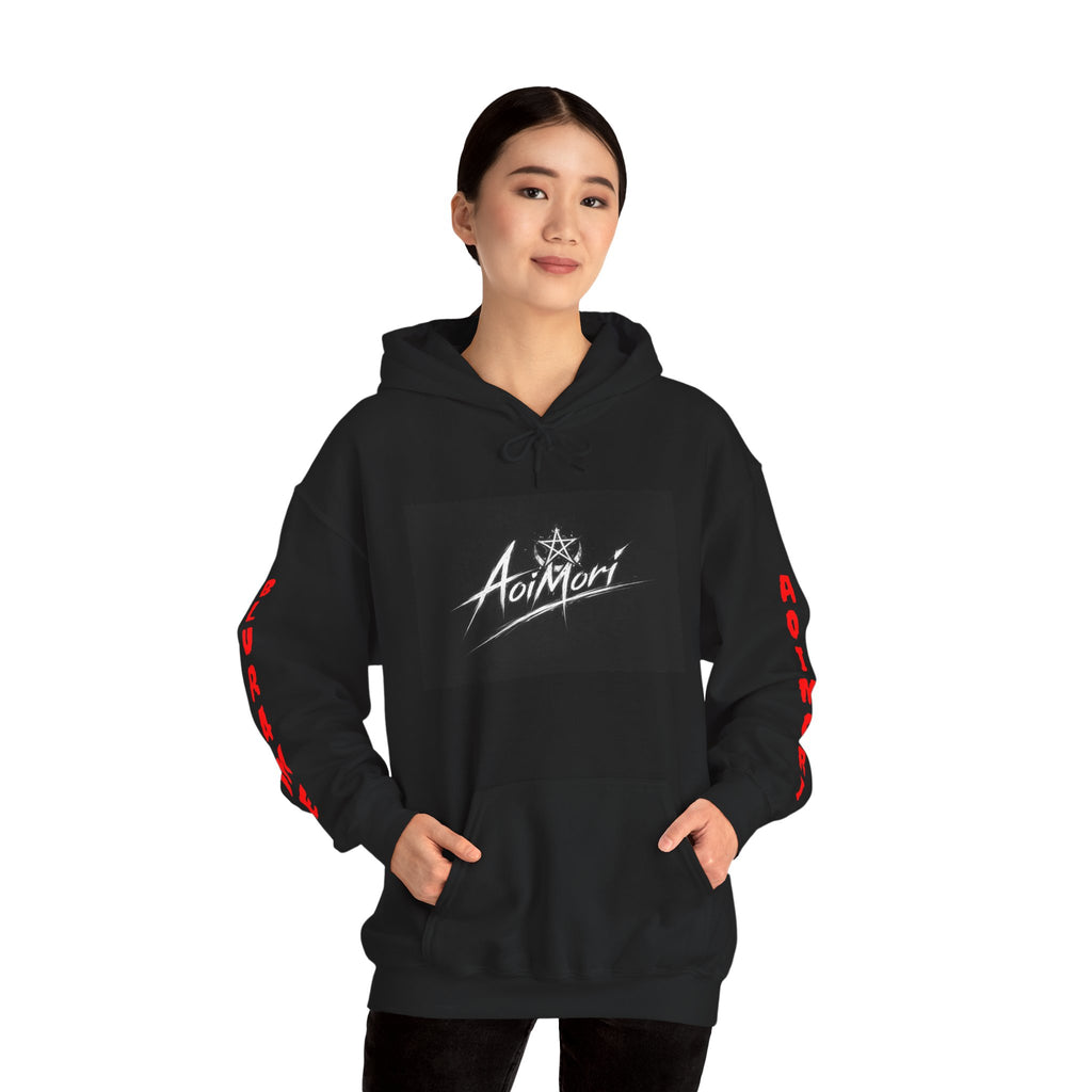 Aoimori "Blur 4 Me" Graphic Hoodie