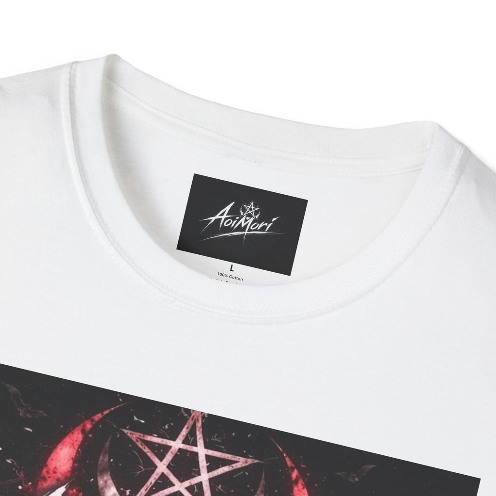 Aoimori Dark Skull Pentagram Graphic Tee