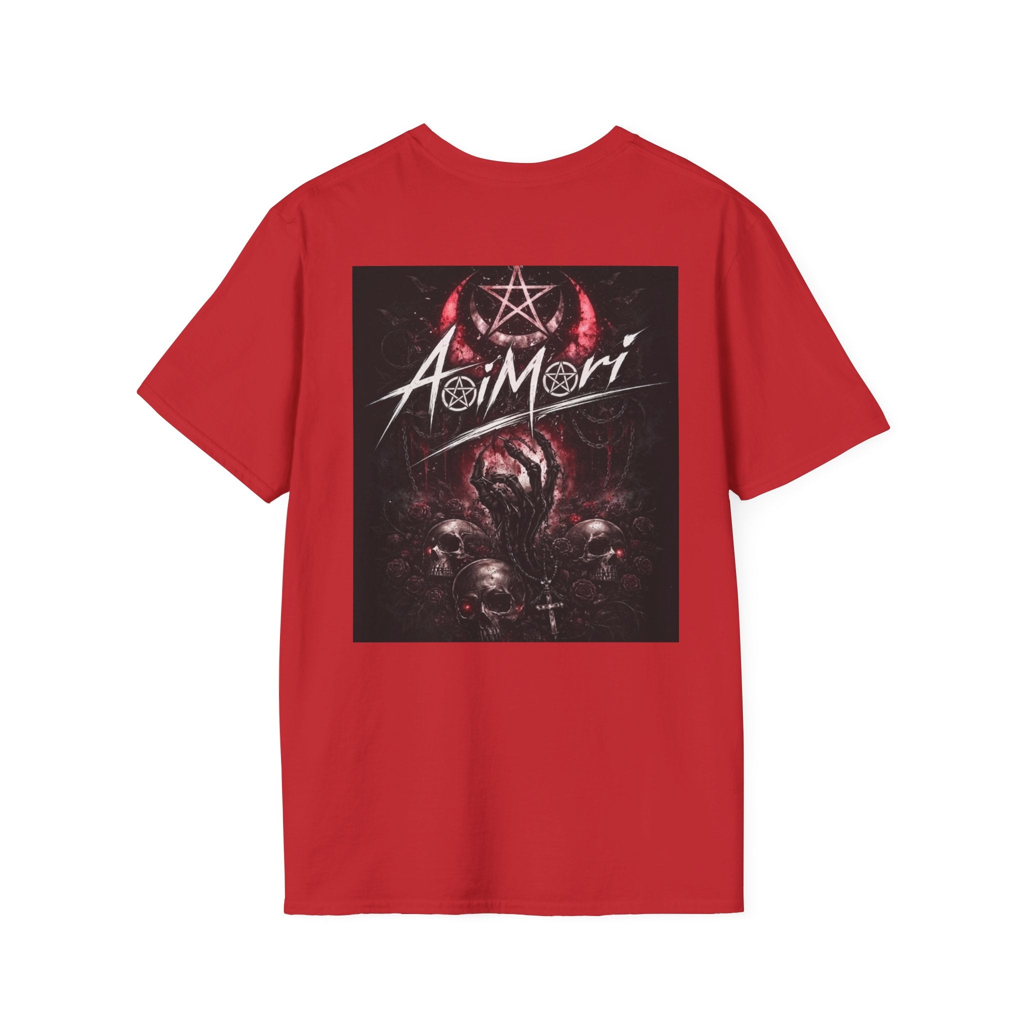Aoimori Dark Skull Pentagram Graphic Tee