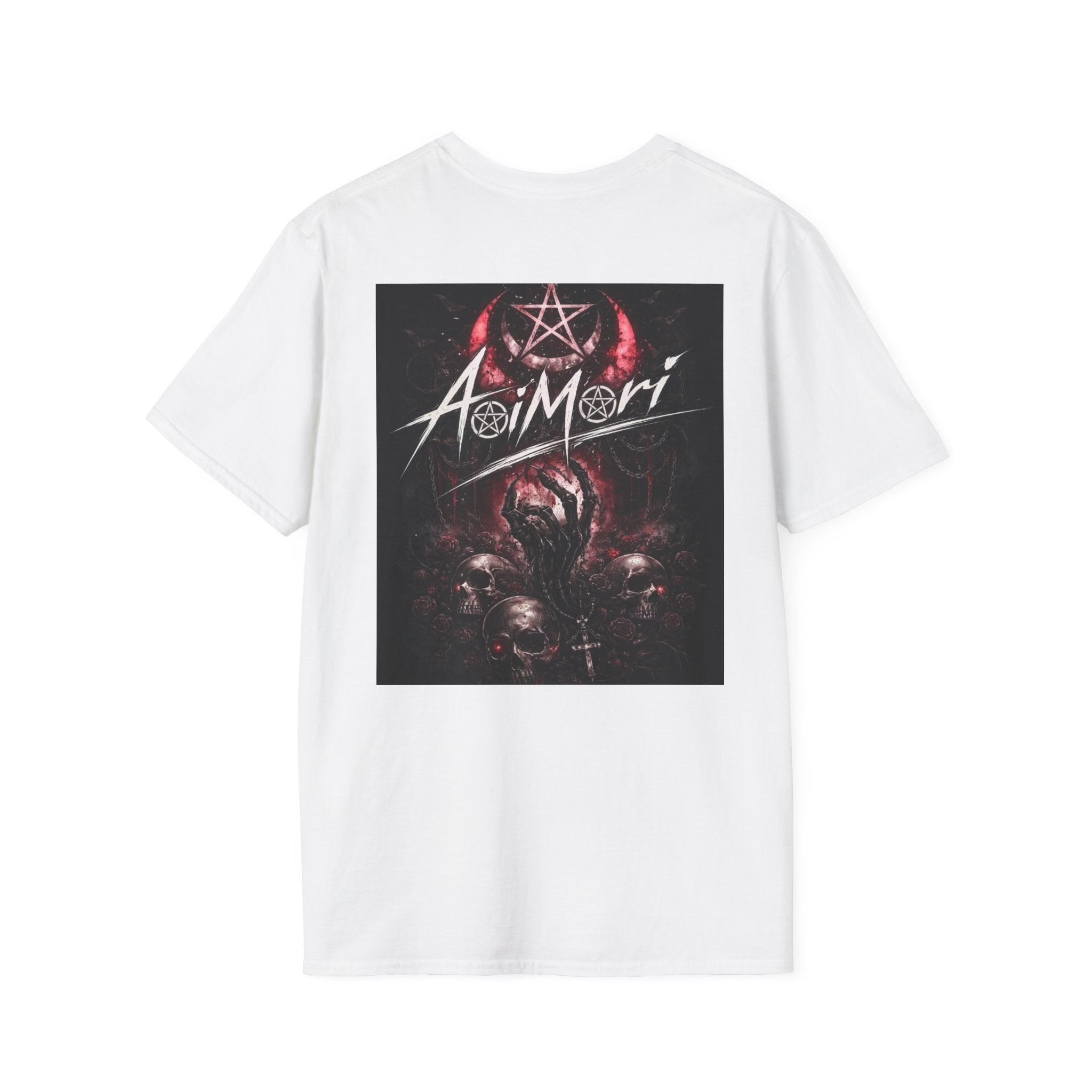 Aoimori Dark Skull Pentagram Graphic Tee