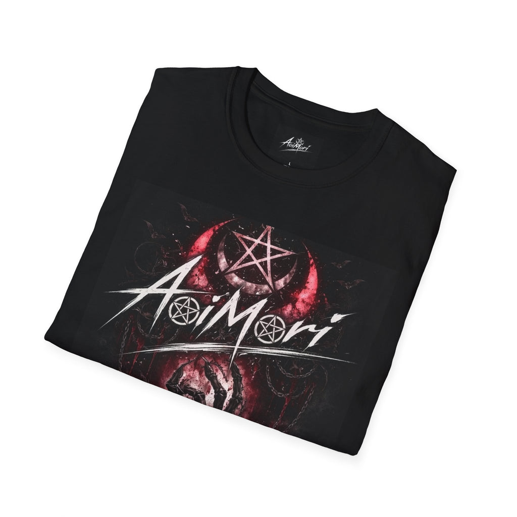 Aoimori Dark Skull Pentagram Graphic Tee