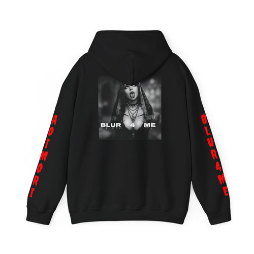 Aoimori "Blur 4 Me" Graphic Hoodie